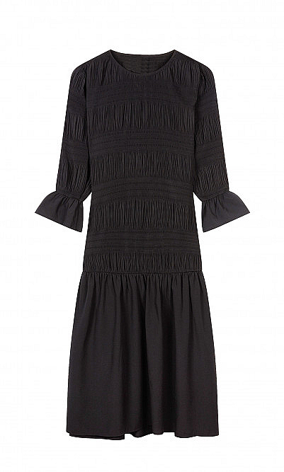Lucille pleated dress