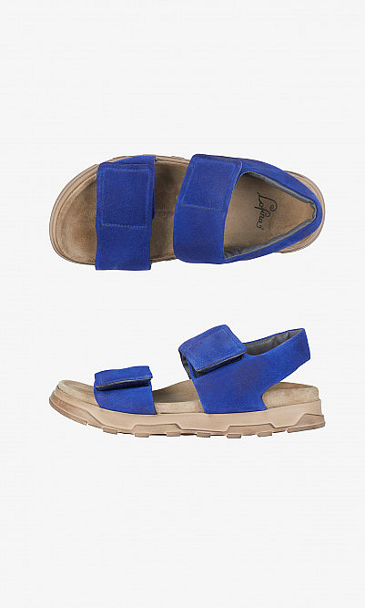 Cobalt sandals