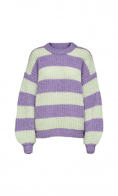 Violet stripe jumper