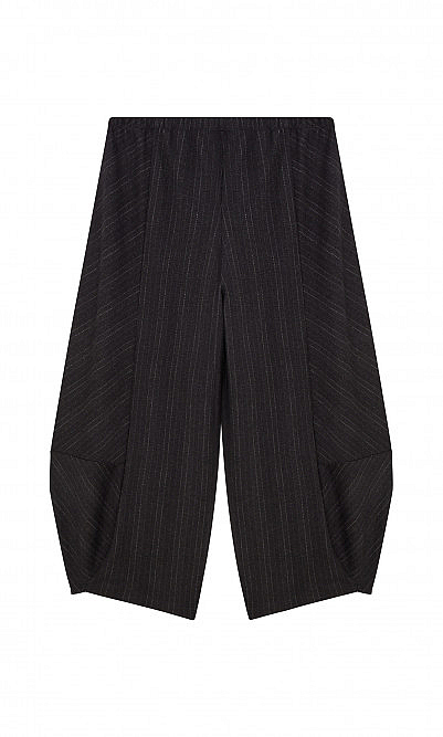 Grey pinstripe pants